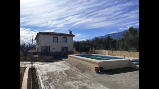 SEMI DETACHED COUNTRY HOUSE FOR SALE IN MURO DE ALCOY WITH POOL AND MOUNTAIN VIEWS