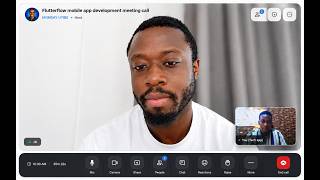 Flutterflow mobile app development meeting call
