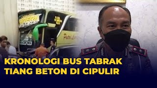 Bus Tabrak Tiang Beton di Cipulir, Polisi: Menghindari Motor yang Menyalip dari Kiri