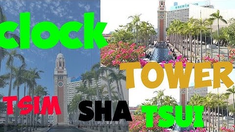 CLOCK TOWER IN TSIM SHA TSUI/ ONE OF THE TOURIST SPOT IN HONGKONG VERY FAMOUS #CLOCKTOWERHONGKONG