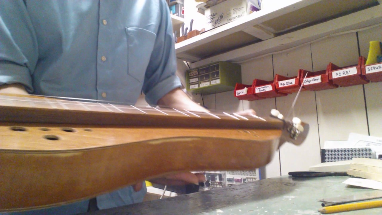 Cripple Creek Mountain Dulcimer kit finished! YouTube