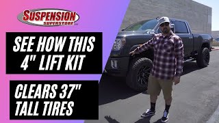 Watch How This 4' Cognito Lift Kit Clears 37' Tall Tires