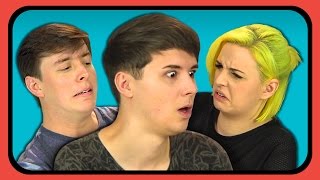 YOUTUBERS REACT TO DON'T HUG ME I'M SCARED 6