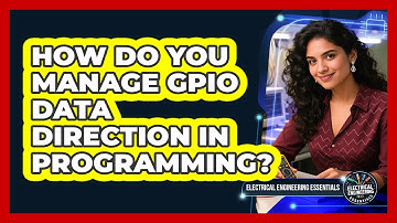 How Do You Manage GPIO Data Direction In Programming?