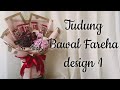 Tutorial Bouquet Tudung Bawal Fareha design 1