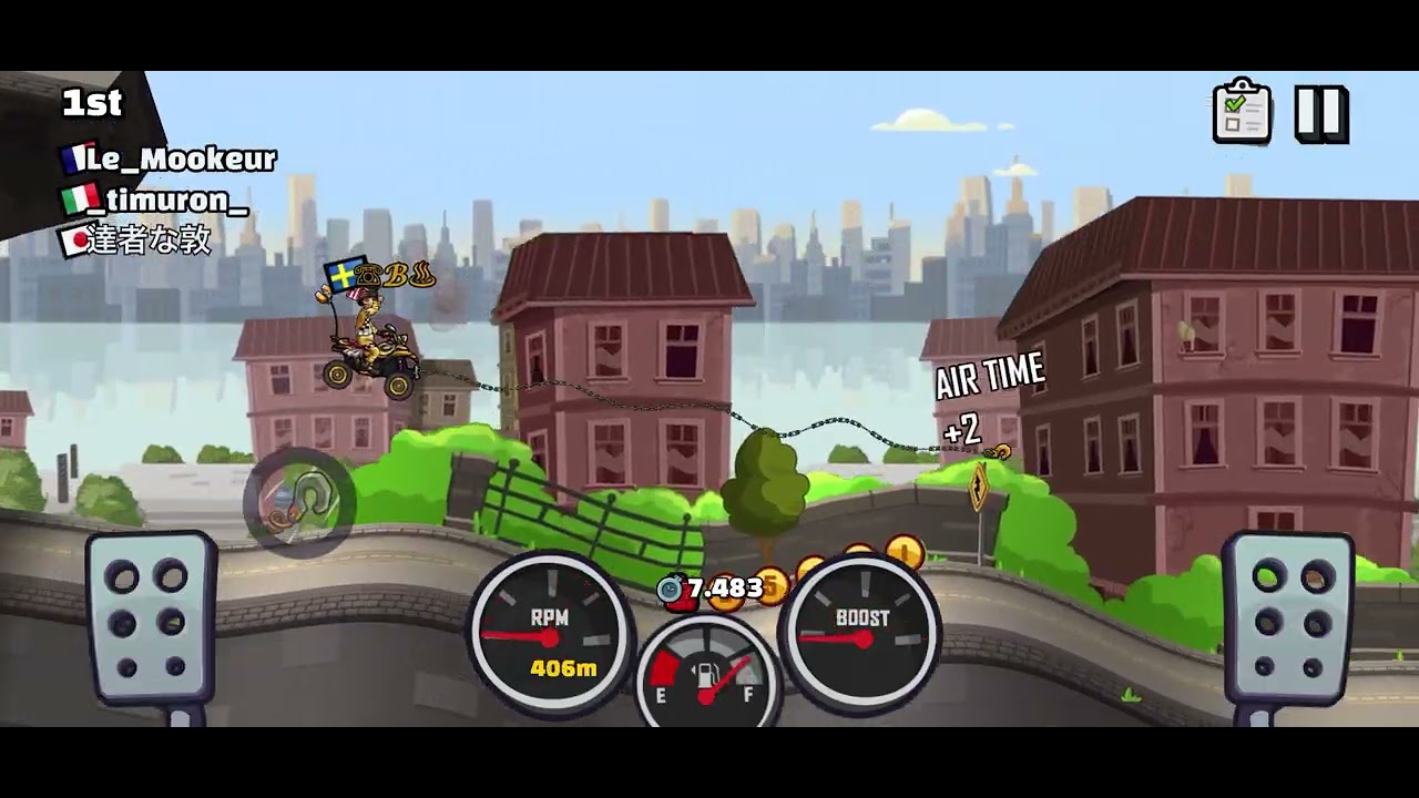 HCR2 Gameplay #4 Funny fails and more with the ATV