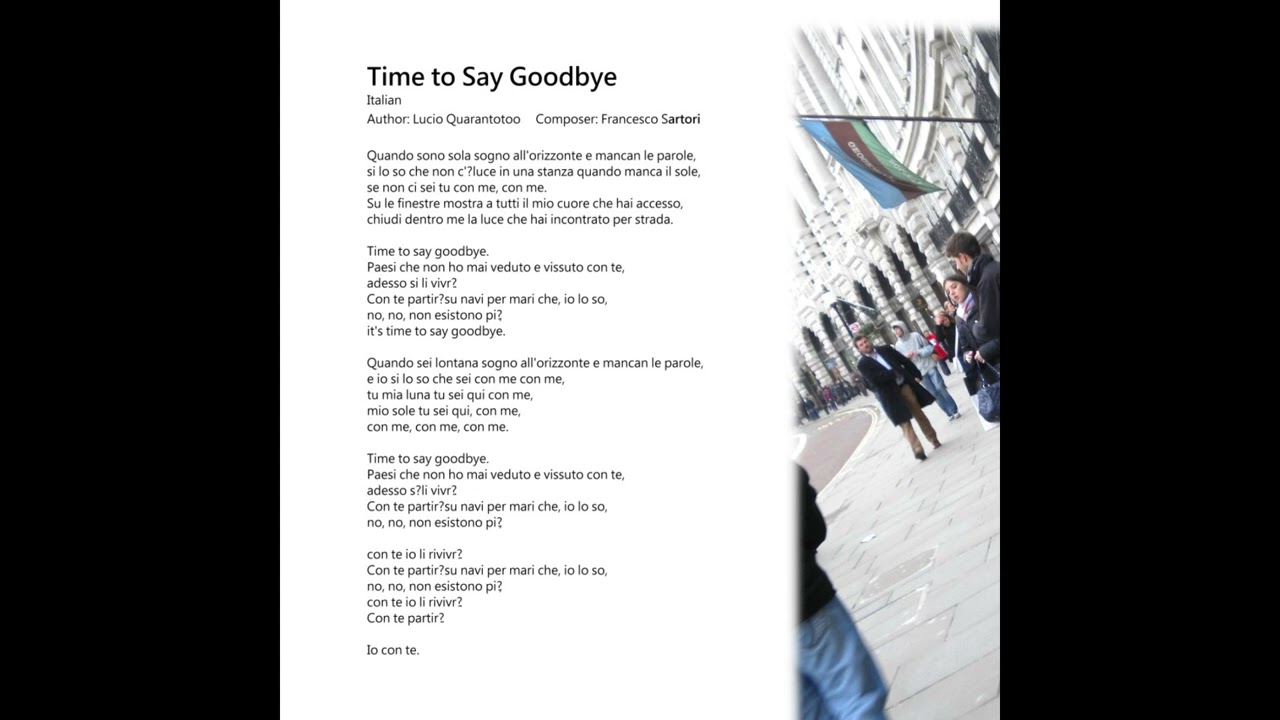 Willie_Time To Say Goodbye (Con Te Partirò)