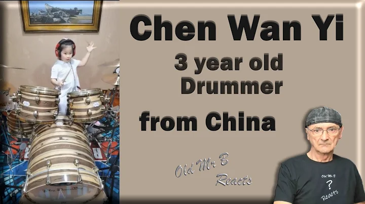 Chen Wan Yi from China 3 year Old (Drum Cover) (Re...