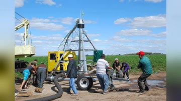 Rainfine Towable pivot in Khazakhstan