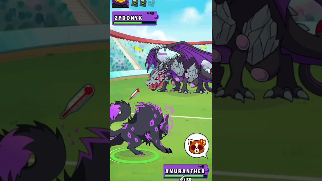 (Zydonyx) vs (Amuranther) legendary battle