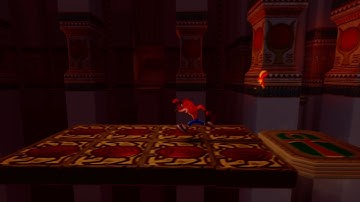 Crash Bandicoot 3: Warped - Bug Lite:  Blue Gem Platform