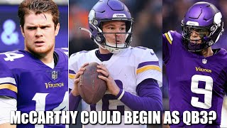 STAR TRIBUNE: JJ McCarthy Could Start Season as Minnesota Vikings QB3?