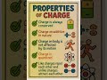 Properties Of Electric Charge #trending #youtubeshorts ##reactandlearnyt #physics #basics