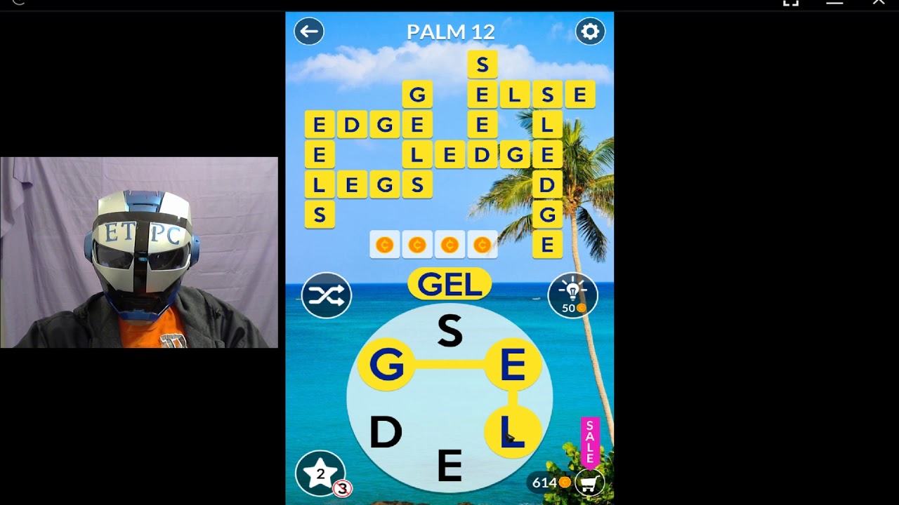 WORDSCAPES PALM  12 ANSWERS masaya ang mga salita