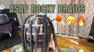 How to Achieve the perfect ASAP Rocky Braids ☄✅