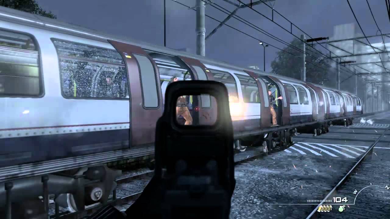 COD MW3 - Mission 6: Mind The Gap Playthrough, HD 720p