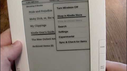 Amazon Kindle 2 Overview