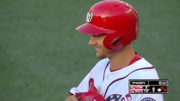 CIN@WSH: Turner cracks five hits vs. Reds