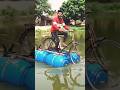 🚲 Cycle Ko Bana Diya Water Bike! Desi Jugaad Ka Kamaal 😱🌊 #Shorts #waterbike