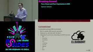 Celebrity BG - Pacu: Attack and Post-Exploitation in AWS - Spencer Gietzen Profile