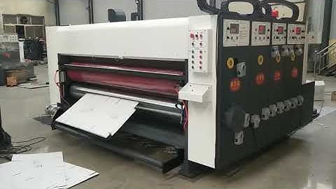 QH-PACK corrugated carton box making machine/flexo printing slotting rotary die cutting machine