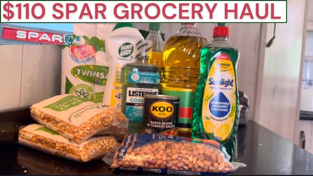 What $110 Buys You in Spar Zimbabwe | Real Cost of living in Zimbabwe | Grocery Haul 