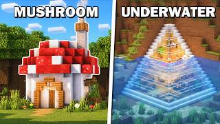 Minecraft: 3 NEW Easy Starter Houses!