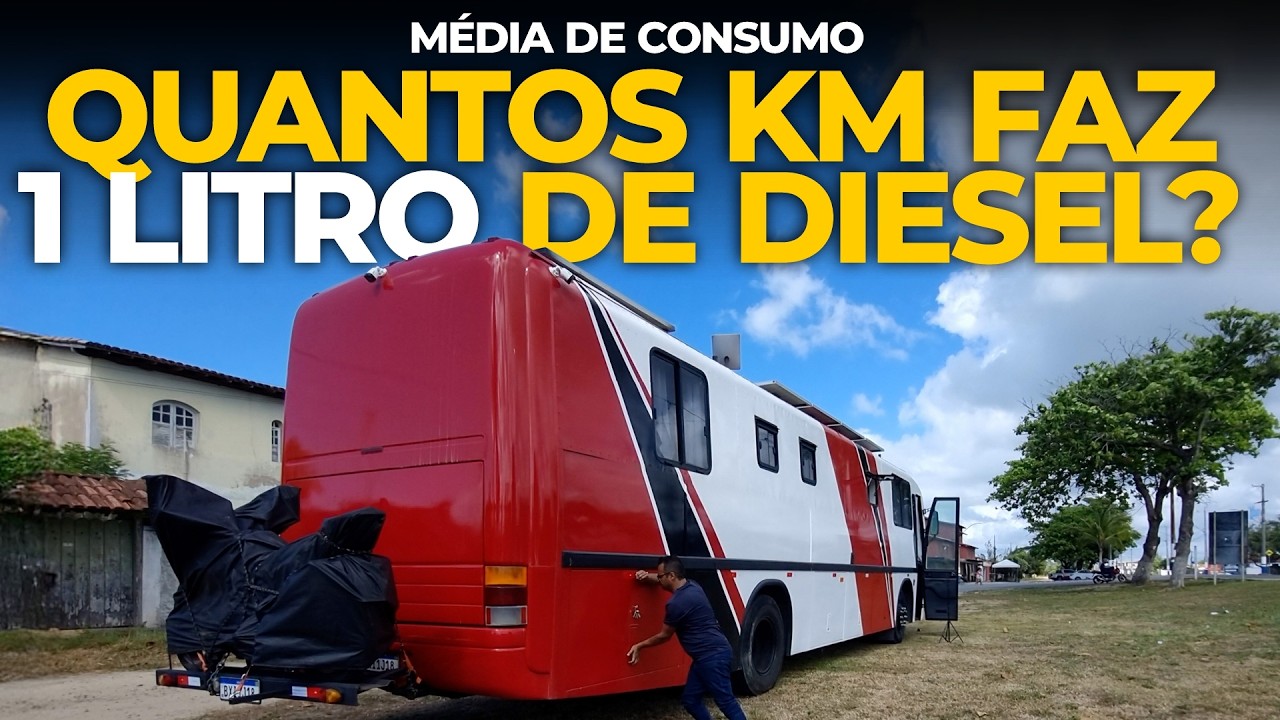VOCÊ NÃO VAI ACREDITAR NA MÉDIA DE CONSUMO DO NOSSO MOTORHOME!