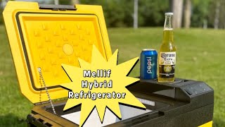 Mellif Hybrid Refrigerator Cooler 12V/20V 110V , Compatible with DEWALT Battery 20V/60V Flex, 25L