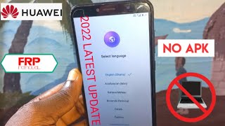 All Huawei Google Account Remove Without Pc 2022 / HUAWEI Y6 PRIME 2018 (ATU-L31) Frp Bypass