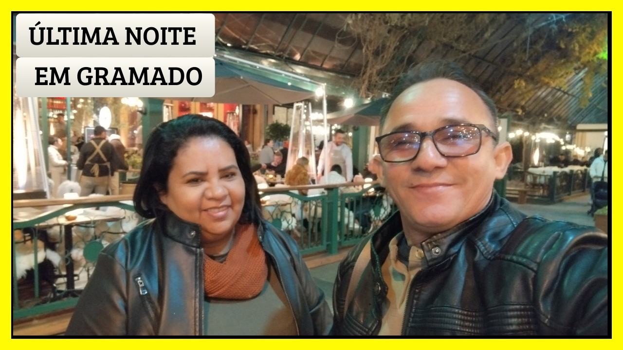 Nossa última noite em Gramado.