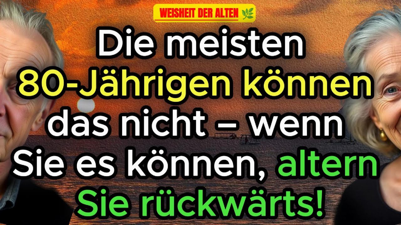 ❗Die meisten 80-Jährigen können diese 7 Dinge nicht – ein Zeichen, dass Sie nach 70 rückwärts altern