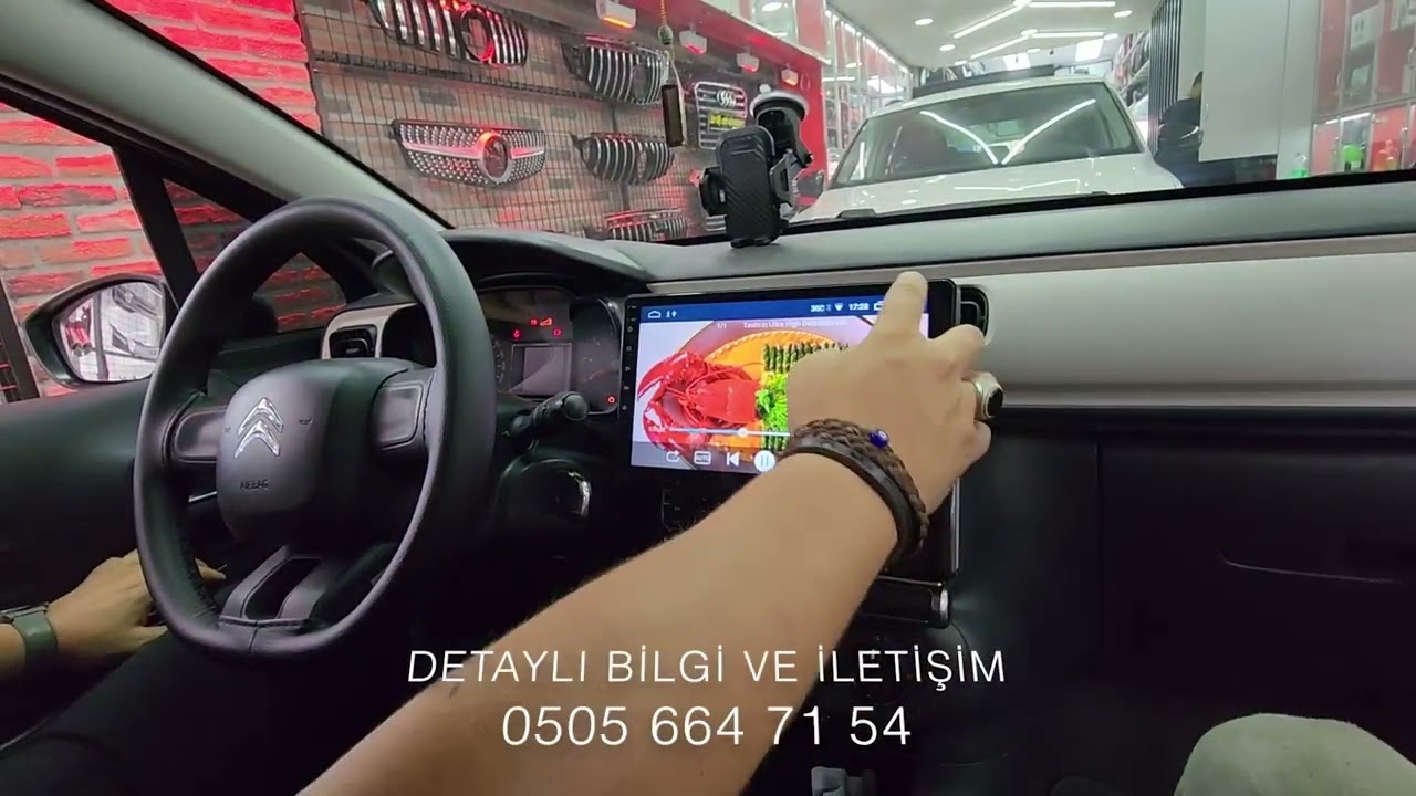 2017 Citroen C3 // Android Carplay Multimedya