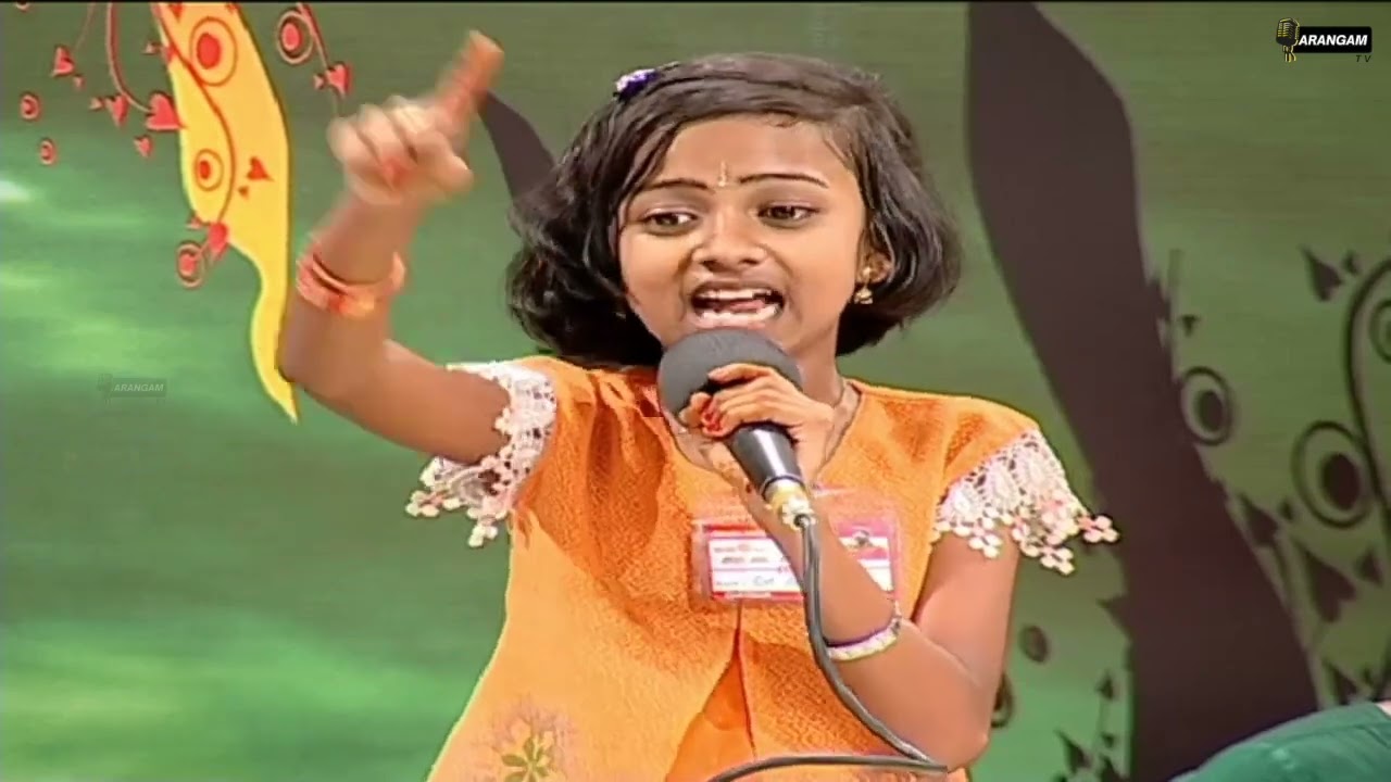 மழலை பேச்சால் TRஐ மயக்கிய சிறுமி #Speech #tr #salem #Comedy  @ArangamTVOfficial
