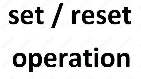 آموزش  ZEN PLC امرون ، 3 ، set / reset operation