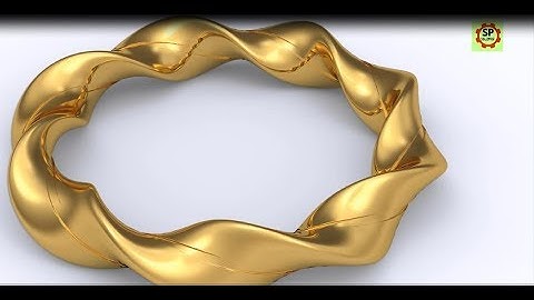 How To Make Bracelet in Solidworks || solidworks || Bracelet in solidworks