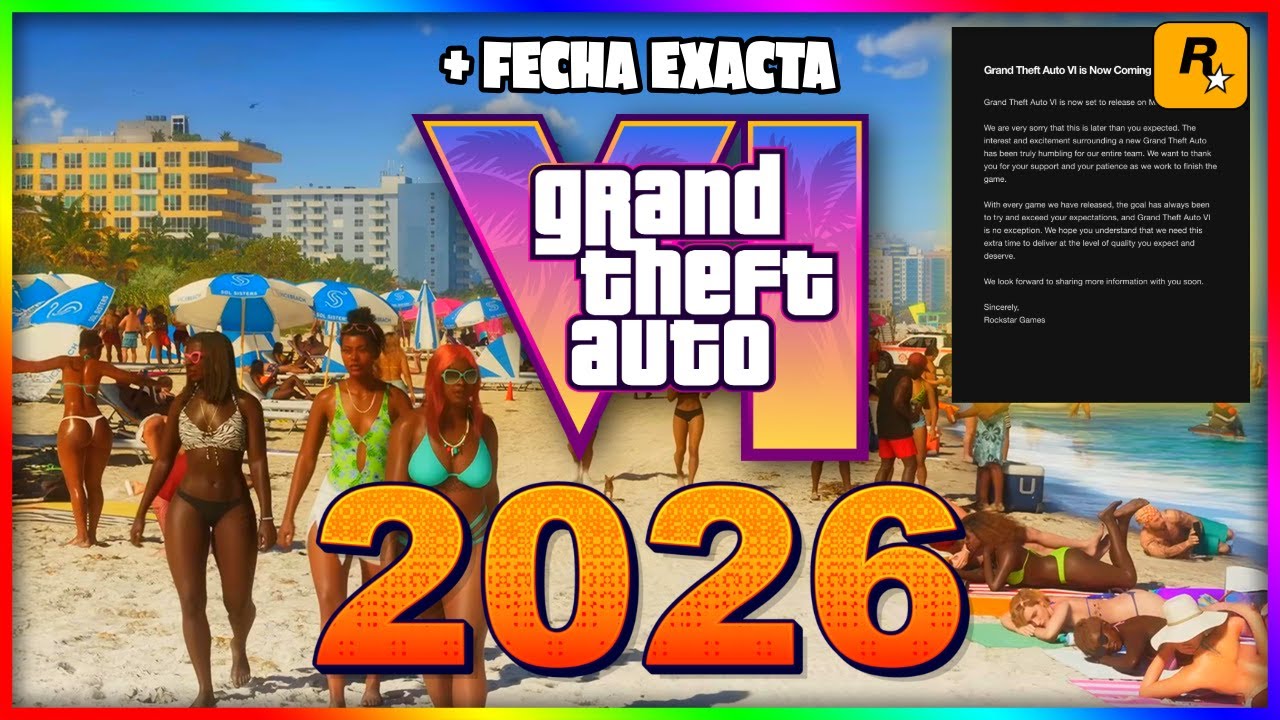 GTA 6 SE RETRASA A 2026 Oficial NOTICIAS GTA VI YouTube 