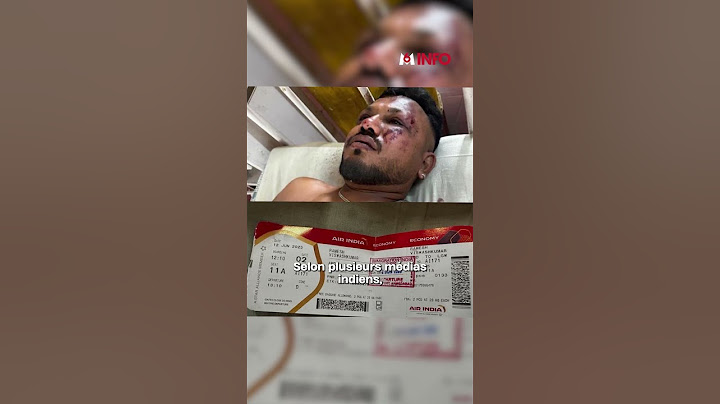 Cet homme a survécu au crash d'Air India.