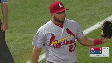 STL@CHC: Peralta retires Fowler with nice snag in 3rd