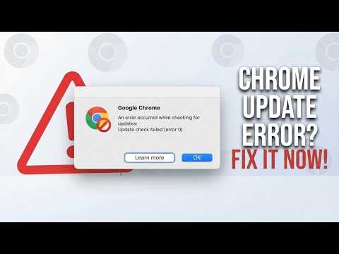 Google Chrome An error Occurred While Checking For Updates 9(Error code 0)