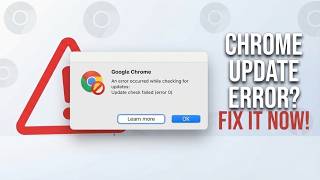 Google Chrome An error Occurred While Checking For Updates 9(Error code 0) screenshot 3