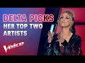 The Showdowns: Delta Goodrem Picks Her Top Two Artists | The Voice Australia 2020