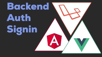 LARAVEL API + SPA SIGNIN| Laravel + Angular 2 / Vue.js 2