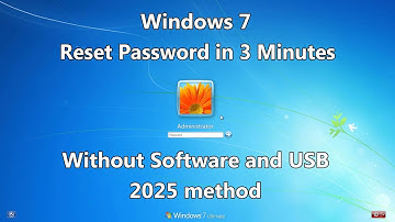 2025 Reset Windows 7 Password Without Software or USB (Easy Method)
