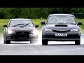 Mitsubishi Evo X FQ360 vs Subaru Impreza WRX STi  #TBT - Fifth Gear