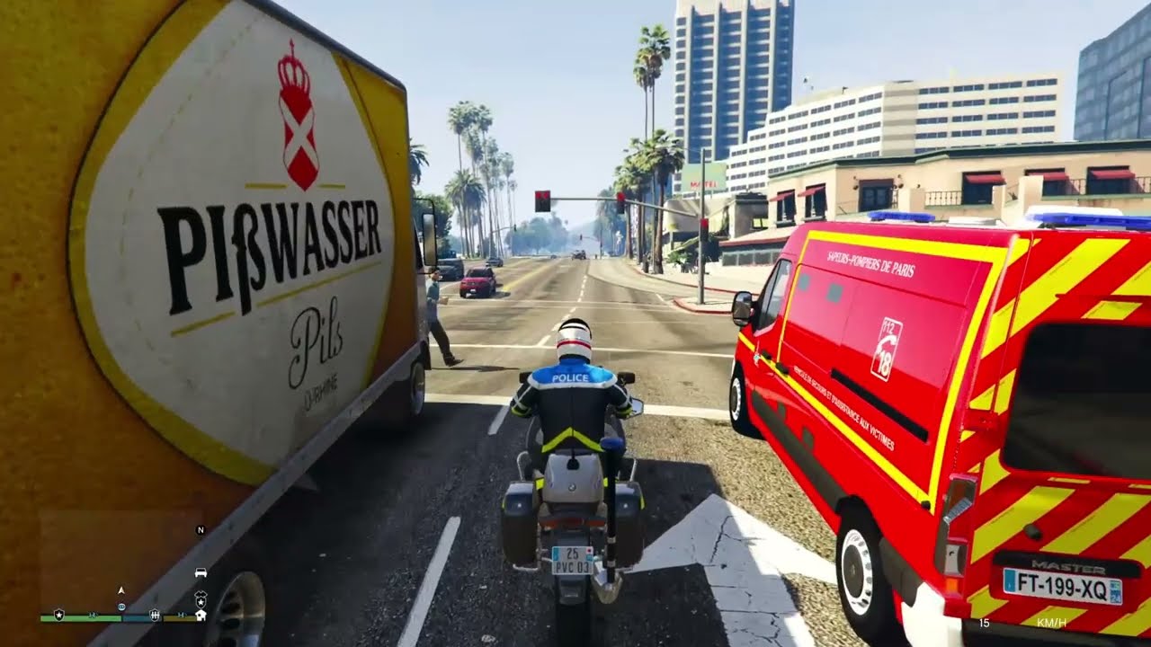 Police Nationale : motards en action, contrôles et refus d’obtempérer | LSPDFR #11