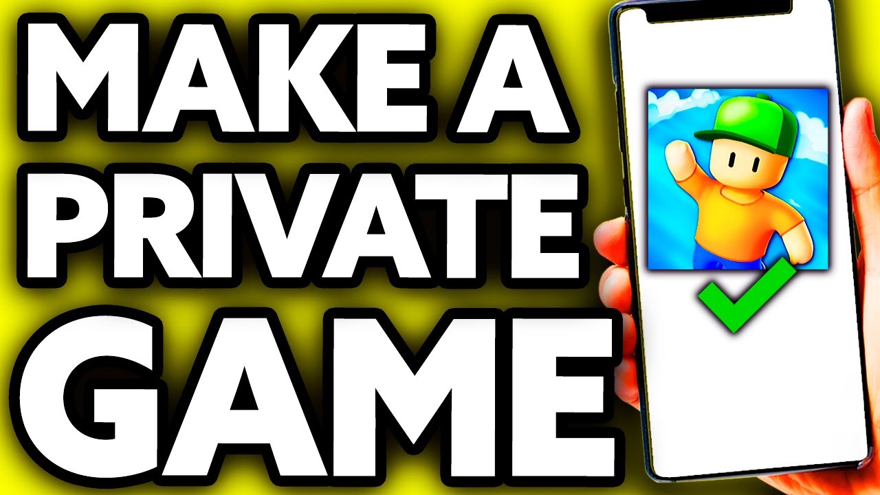 How To Make a Private Game in Stumble Guys [EASY!] - YouTube