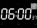 6 Minute Countdown Timer ⏰| Clean & Simple
