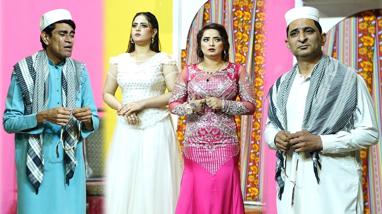 Amjad Rana | Emaan Shah | Reena Multani | New Funny Stage Drama Clip ...