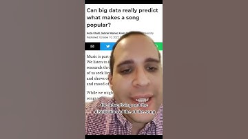 How Spotify uses Big Data?  Hint: Not a big predictor of a song success.  #dataanalytics #data